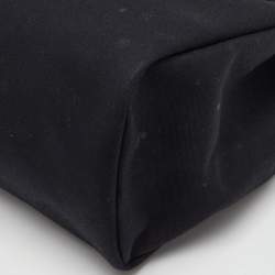 مملوكة مسبقًا Hermes Herbag 39 Black Toile Canvas and Vache Hunter Top Handle Bag