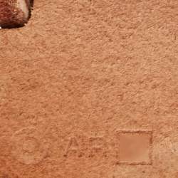 Pre Owned حقيبة هيرميس هرباغ زيپ 31 جاون دي أور / ناتش ورال تويلا وفاش هنتر يد علوية