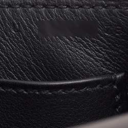 مملوكة مسبقًا Hermès Geta Black Chevre Mysore Leather Shoulder Bag