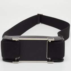 مملوكة مسبقًا Hermès Geta Black Chevre Mysore Leather Shoulder Bag