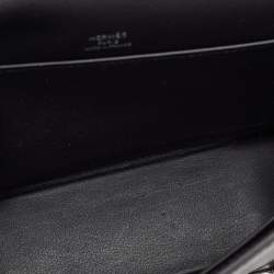 مملوكة مسبقًا Hermès Geta Black Chevre Mysore Leather Shoulder Bag