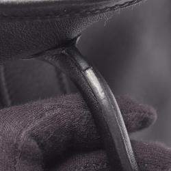 Pre Owned Hermes Black Swift and Silk Bolduc Twilly Garden Party 23