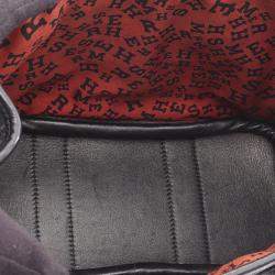 Pre Owned Hermes Black Swift and Silk Bolduc Twilly Garden Party 23