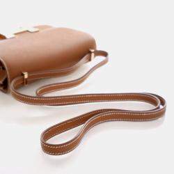 Pre Owned Hermes Gold Epsom Constance 18