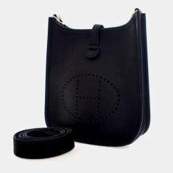 Pre Owned هيرمس إيفلين 16 كلمنس نوار تي بي إم