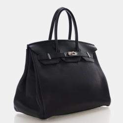 Pre Owned حقيبة هيرمس بيركين 35 نوار توغو