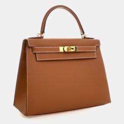 مملوكة مسبقًا Hermes Gold Epsom Sellier Kelly 28