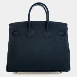 مملوكة مسبقًا Hermes Vert Cypres Togo Officier Birkin 25