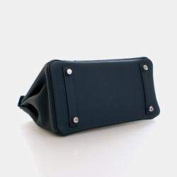 مملوكة مسبقًا Hermes Vert Cypres Togo Officier Birkin 25