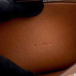 Pre Owned Hermes Gold Epsom Constance Long Wallet