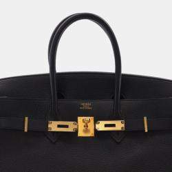 Pre Owned Hermes Noir Togo Birkin 35