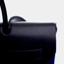 Pre Owned حقيبة هيرمس "هيرباغ زيب 31" قماش بيليو إلكتريك