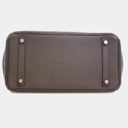 Pre Owned حقيبة هيرمس بيركين 30 توغو غريس إتين