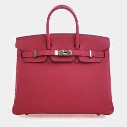 Pre Owned Hermes Rose Mexico Togo Birkin 25