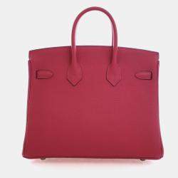 Pre Owned Hermes Rose Mexico Togo Birkin 25