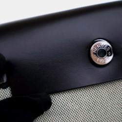 Pre Owned حقيبة هيرمس هيرباج زيپ قماش عسكري متوسط أخضر 20