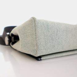 Pre Owned حقيبة هيرمس هيرباج زيپ قماش عسكري متوسط أخضر 20