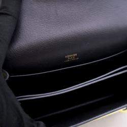 Pre Owned Hermes Noir Evercolor Mini Roulis 18