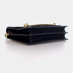 Pre Owned Hermes Noir Evercolor Mini Roulis 18