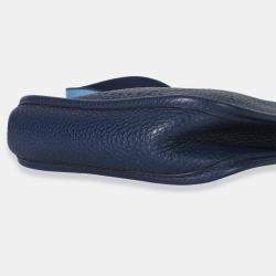 مملوكة مسبقًا حقيبة هيرمس بلو سفير كليمنس ميني إيفيلين الحجم الصغير PHW