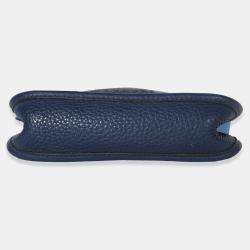 مملوكة مسبقًا حقيبة هيرمس بلو سفير كليمنس ميني إيفيلين الحجم الصغير PHW