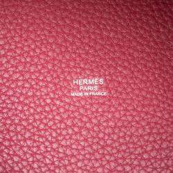 مملوكة مسبقًا Hermes Red Clemence Picotin Lock 18