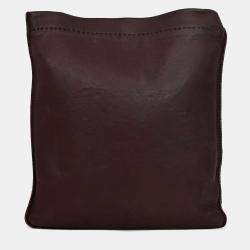 مملوكة مسبقًا حقيبة هيرمس تودو كتف جلد بورجوندي