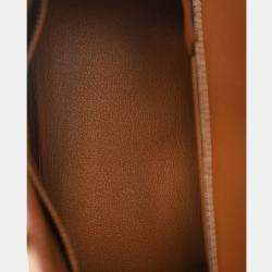 Pre Owned Hermes 2025 Gold Togo Leather Birkin 25 PHW