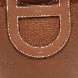 Pre Owned Hermès In The Loop 18 Gold Taurillon Clemence and Swift Leather Tote