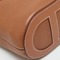 Pre Owned Hermès In The Loop 18 Gold Taurillon Clemence and Swift Leather Tote