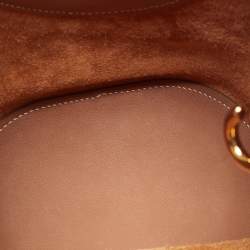 Pre Owned Hermès In The Loop 18 Gold Taurillon Clemence and Swift Leather Tote