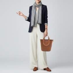 Pre Owned Hermès In The Loop 18 Gold Taurillon Clemence and Swift Leather Tote