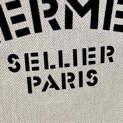 مملوكة مسبقًا حقيبة هيرمس قماش كريم هيرمس ألين حجم D