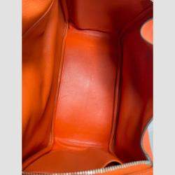 Pre Owned حقيبة هيرمس ليندي 30 جلد برتقالي