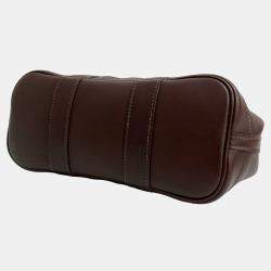 Pre Owned حقيبة هيرمس براون سويفت وسيلك بولدوك تويلي جاردن بارتي 23