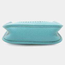 Pre Owned هيرميس أزرق كليمنس إيفلين أمازون صغيرة جدًا