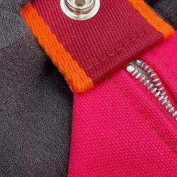 مملوكة مسبقًا Hermes Brid A Black Hibiscus Canvas Size Pm