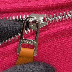 مملوكة مسبقًا Hermes Brid A Black Hibiscus Canvas Size Pm