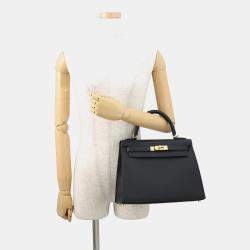 مملوكة مسبقًا Hermes Outside Kelly Black Epsom Size 28