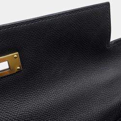 مملوكة مسبقًا Hermes Outside Kelly Black Epsom Size 28