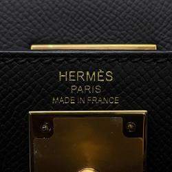 مملوكة مسبقًا Hermes Outside Kelly Black Epsom Size 28