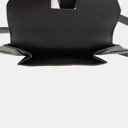 Pre Owned جيب هيرمس إيلان جلد سويفت أسود