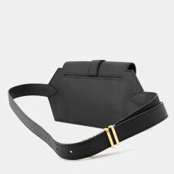 Pre Owned جيب هيرمس إيلان جلد سويفت أسود