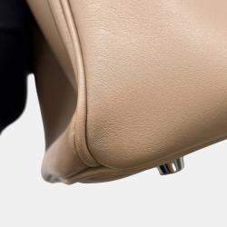 Pre Owned Hermes Birkin Argile Tadelakt Leather Size 30
