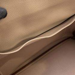 Pre Owned Hermes Birkin Argile Tadelakt Leather Size 30
