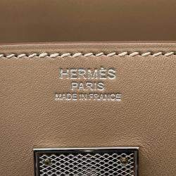 Pre Owned Hermes Birkin Argile Tadelakt Leather Size 30