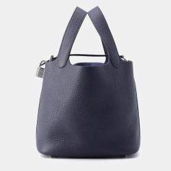 مملوكة مسبقًا حقيبة هيرمس بيكوتين بلو نوي توريليون كليمونس مقاس بي إم