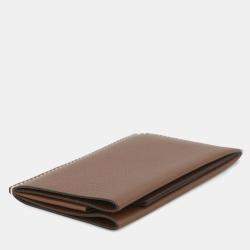 مملوكة مسبقًا Hermes Card Case Sellier Etoupe Evercolor