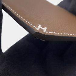 مملوكة مسبقًا Hermes Card Case Sellier Etoupe Evercolor