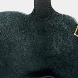 Pre Owned Hermes Picotin Lock Vert Mangrove Taurillon Clemence Size Pm